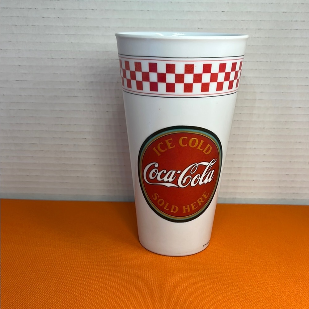 White and‎ Red Coca Cola Drinkware Cup